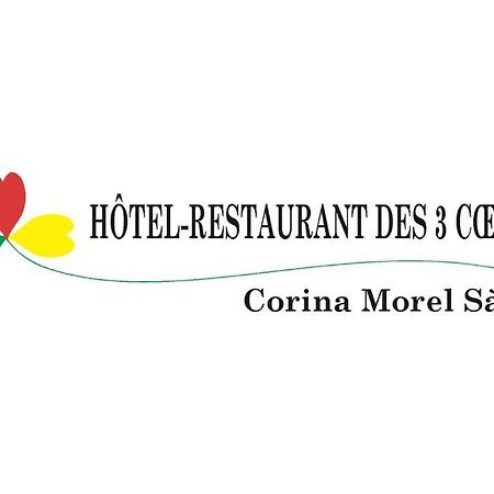 Hotel-Restaurant Des 3 Coeurs Vaulion Exterior foto